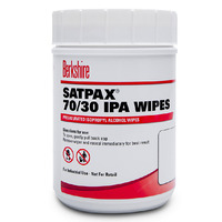 SatPax® Polx® Pre-wetted, 100% Polyester Non-woven Cleanroom Wipes, Canister and Canister Refills