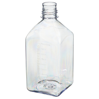 Nalgene® Graduated Square Bottles, PC, Tray Packed, without Closures, Thermo Scientific