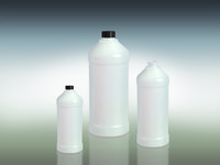Modern Round Bottles, High-Density Polyethylene, Narrow Mouth, Qorpak®