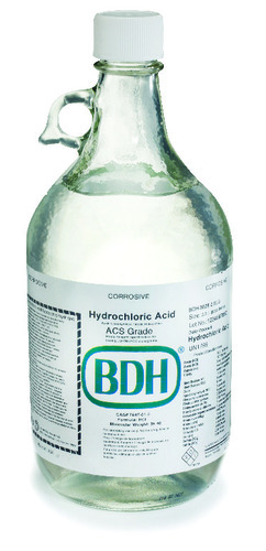 Hydrochloric acid 36.5 - 38.0% ACS, NF, FCC, VWR Chemicals BDH®