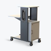 Presentation Station with Cabinet and Electric, 40", Luxor