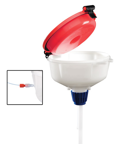 ECO Funnels with HPLC Waste Hook Adapter, Chemglass