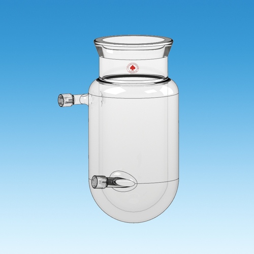 6475 REACTION FLASK, Cylindrical, Jacketed