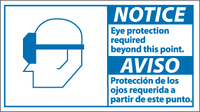 Personal Protection (PPE) ANSI Notice Signs, Bilingual, National Marker