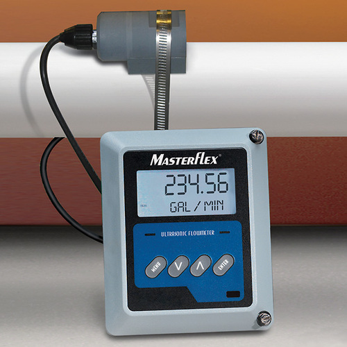 Masterflex® Doppler Ultrasonic Flow Monitor, LCD, No Output; 0.15 to 30 Ft/sec