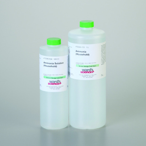 Ammonia Solution Household 500 mL Bottle, Cas No, 7664-41-7