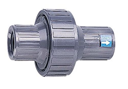 PP Check Valve, 1/2" NPT (F) connections