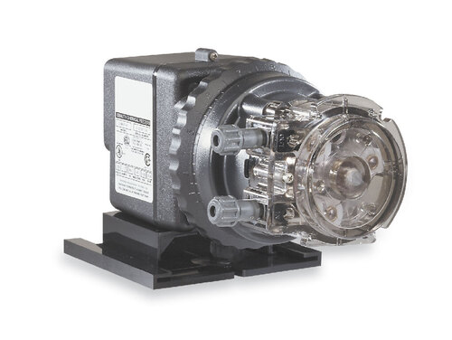 Stenner Single Head Adjustable Mechanical Feed Peristaltic Pump, 5 GPD, 115 VAC