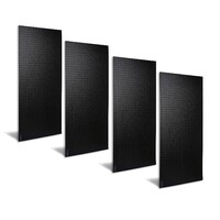 DuraBoard® Pegboards, Black ABS Textured