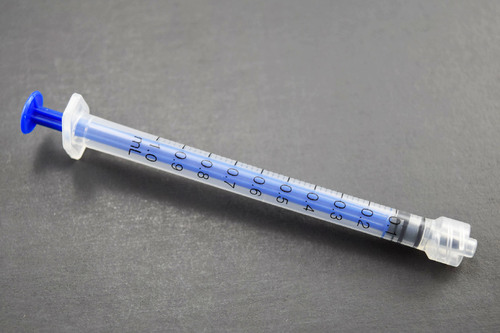 Syringe High Quality Economical Luer Lock For Veterinary, Sterile, Lab use only, Size: 1 cc