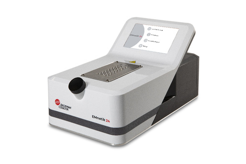 Emnetik 24 System, Pcr Purification, microparticle processor designed to work with the EMnetik PCR Cleanup Kit and EMnetik Plasmid Purification Kit in genetic engineering workflows, Plasmid purification, PCR Clean-up, Purification & Clean-up, DNA Purification