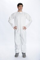 LiquidGuard™ Plus Sterile Cleanroom Coveralls with Attached Hood and Safe-Grip Booties, Apex Aseptic Products
