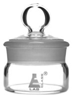 Eisco Glass Weighing Bottles with Stopper, Low Form