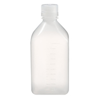 Nalgene® Square Laboratory Bottles, Polypropylene Copolymer, Narrow Mouth, Thermo Scientific