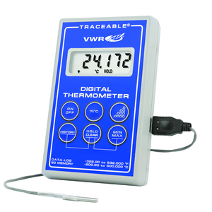 VWR®, Calibrated Electronic Thermometers with Stainless Steel Probe