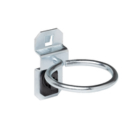 LocHook® Single Ring, Zinc Plated Steel Tool Holder for LocBoard®