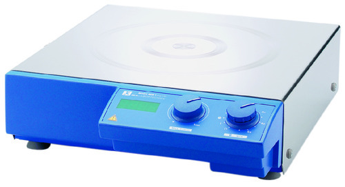 Midi MR 1 digital, Powerful magnetic stirrer without heating function, Stirring quantity up to 50 liters (H2O), Flat, sturdy stainless steel casing, Non-locking motor, Infinitely variable speed, Digital LED speed display, Timer (0 - 56 min) or continuous operation, Integrated USB, RS 232 interface