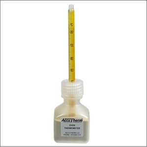 Bottle-Enclosed Certified Instrument Thermometer, Mercury Filled, Incubator, +15/30°C x 0.1°C