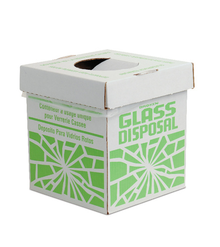 GLASS DISP BOX BENCH TOP PK6