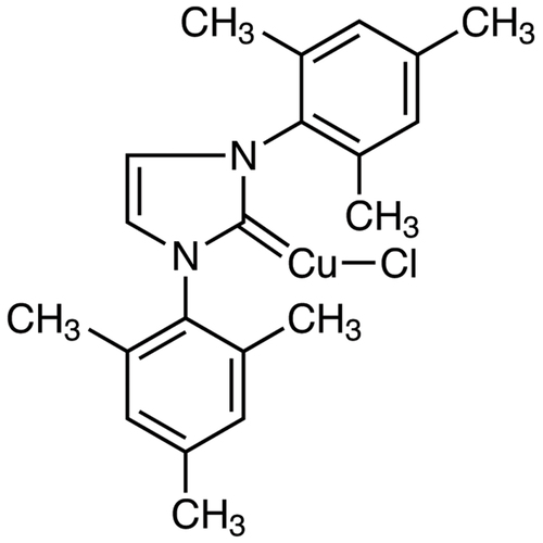 Chloro(1,3-dimesitylimidazol-2-ylidene)copper(I) ≥97.0% (by titrimetric analysis)