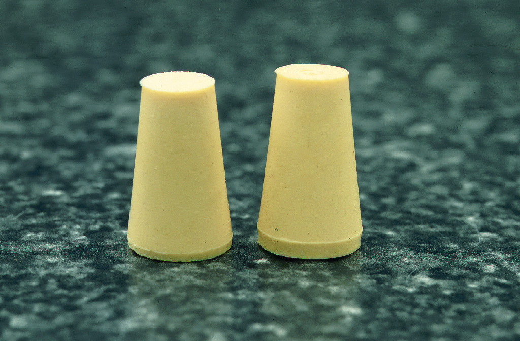 VWR® Pure Gum Rubber Stoppers, Solid Rubber Stoppers