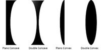 E.I. Double Convex Glass Lenses