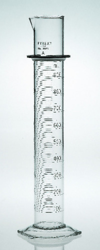 PYREX® Double Metric Scale Graduated Cylinders, Class A, To Deliver, Corning