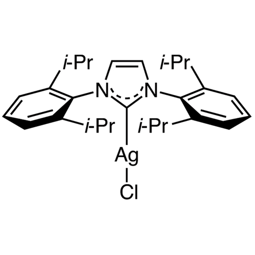 Chloro[1,3-bis(2,6-diisopropylphenyl)imidazol-2-ylidene]silver ≥97.0% (by total nitrogen basis)