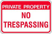 ZING Green Safety Eco Parking Sign, Private Property