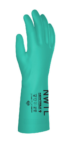 SW® NewTrile® Chemical-Resistant Nitrile Gloves with EcoTek® Sustainable Technology, Unlined, 15 mil