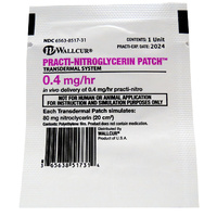 Practi-Nitroglycerin™ Patches for Clinical Training, Wallcur