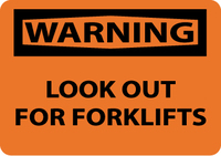 Crane and Forklift Signs, National Marker