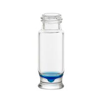 Vial, 1.5mL, Clear, Large Opening, 12x32mm, 9mm Thread, High Recovery. With a 40% larger opening, this vial is specifically designed to work in robotic arm auto samplers. They also incorporate the unique Step Vial design that precisely centers a limited volume insert in the neck of the vial.