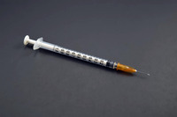 Exel International Brand Quality Luer Slip Syringes with Attached Needle, Air-Tite Products