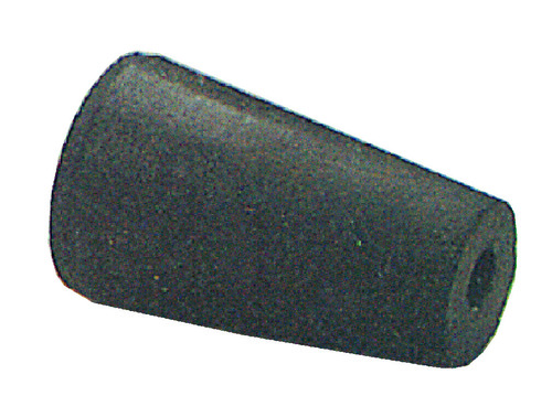 VWR* Black Rubber Stoppers, One-Hole