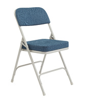 3200 Series Premium 2" Fabric Upholstered Double Hinge Folding Chairs, National Public Seating