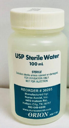 Water USP for irrigation, sterile
