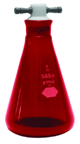 Flasks Erlenmeyer RAY-SORB Color-Coded PTFE [standard taper] Stopper