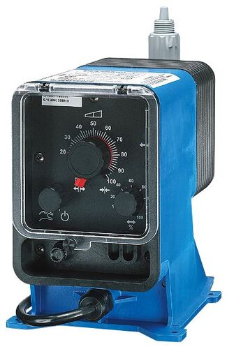 Pulsafeeder E Plus Solenoid Diaphragm Pump, 4 to 20 mA, 500 GPD, 115 VAC