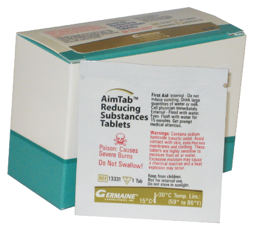 AimTab* Reducing Substances Tablet 20 pouches / Box