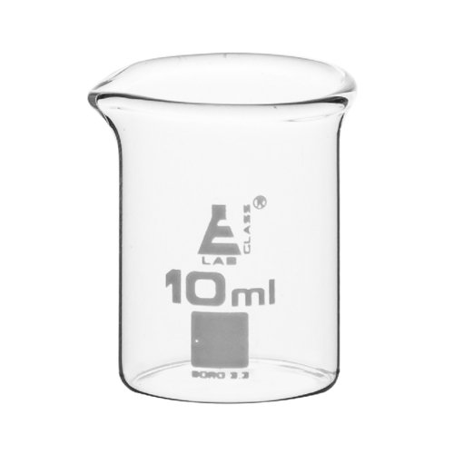 BEAKER LOW FORM GLASS 10ML