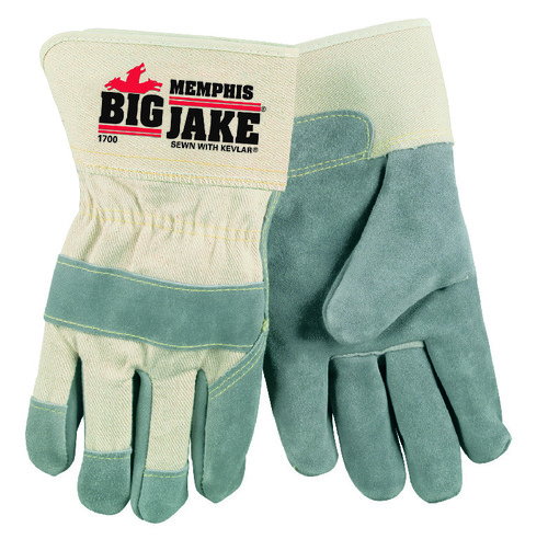 Big Jake® Premium Gloves, Dupont™ Kevlar® Thread, Rubberized Cuff, MCR Safety
