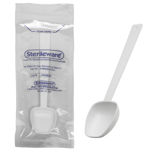 Bel-Art Sterileware® Double Bagged Long Handle Sampling Spoons, SP Scienceware