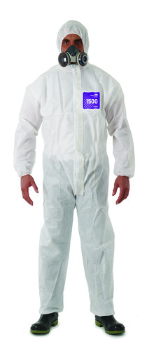 Microchem® by AlphaTec™ 68-1500 Industrial Coveralls with Serged Seams, Ansell