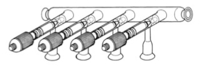 Vacuum Manifold, Single, with #15 O-Ring Joints, Chemscience, SATI International Scientific