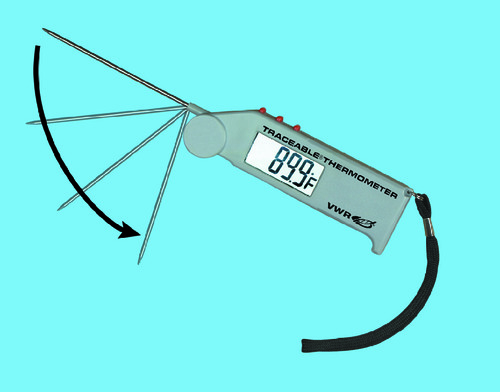 VWR* Flip-Stick Thermometer, +-0.3[degree]C