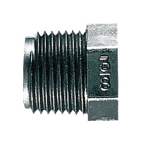 Masterflex® Fitting, Nylon, Straight, Threaded Plug, 1/8" NPT(M); 10/PK