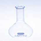 BRAND™ Fiole jaugée en verre borosilicaté de classe A BLAUBRAND™ avec  bouchon en polypropylène et certificat