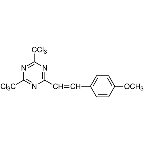 2-(4-Methoxystyryl)-4,6-bis(trichloromethyl)-1,3,5-triazine ≥98.0% (by HPLC, total nitrogen)