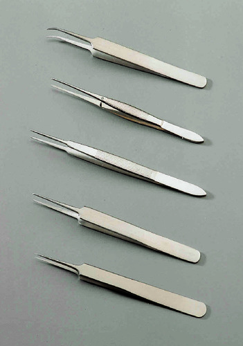 STUDENT WATCHMAKER FORCEPS S.S. 4 1/4